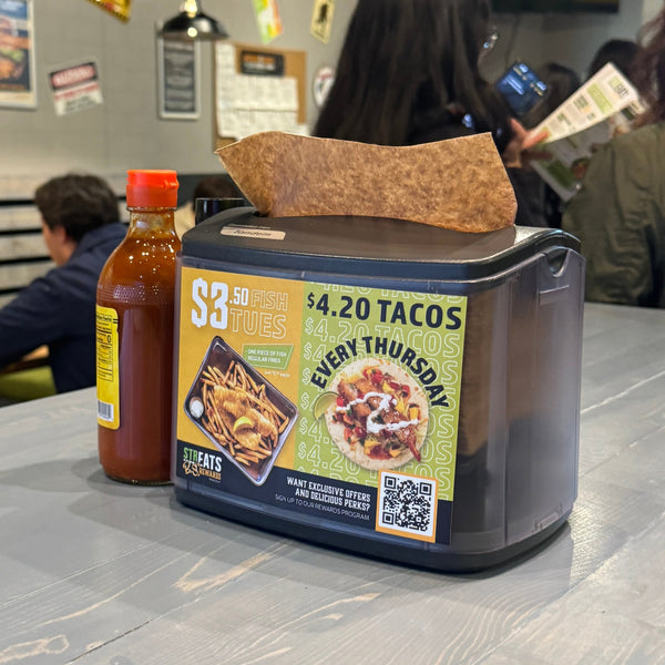 NEW | Streats - Napkin Holder Stickers (Pack of 10 sticker)