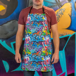 Load image into Gallery viewer, strEATS Graffiti Bib Aprons
