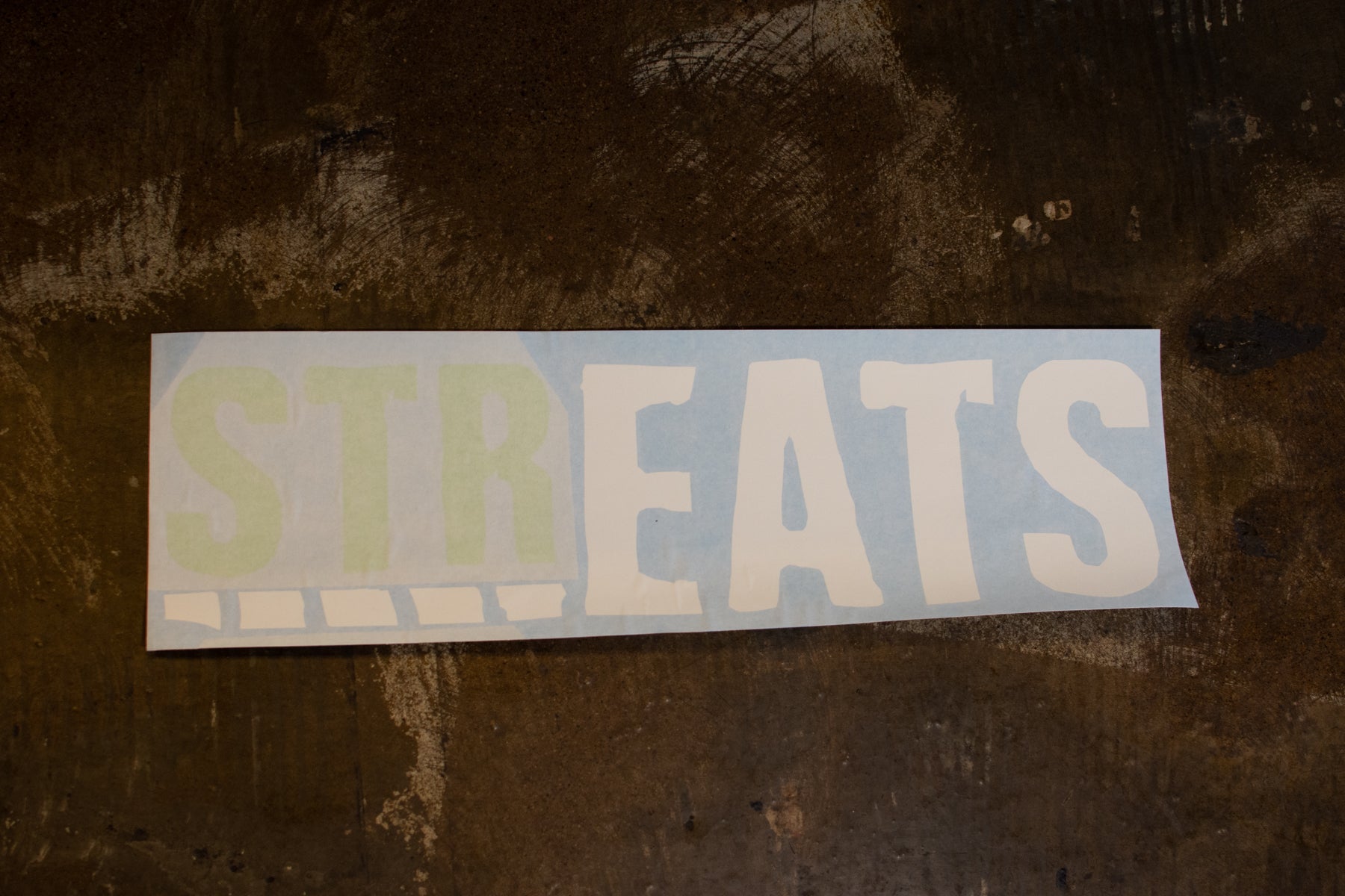 strEATS Vinyl Door Logo