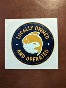 Joey's Fish Shack - Locally Owned & Operated Decal