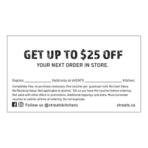 $25 Voucher Cards