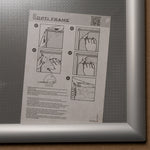 Load image into Gallery viewer, Wall-mounted Snap Frame, 11&quot; x 17&quot;
