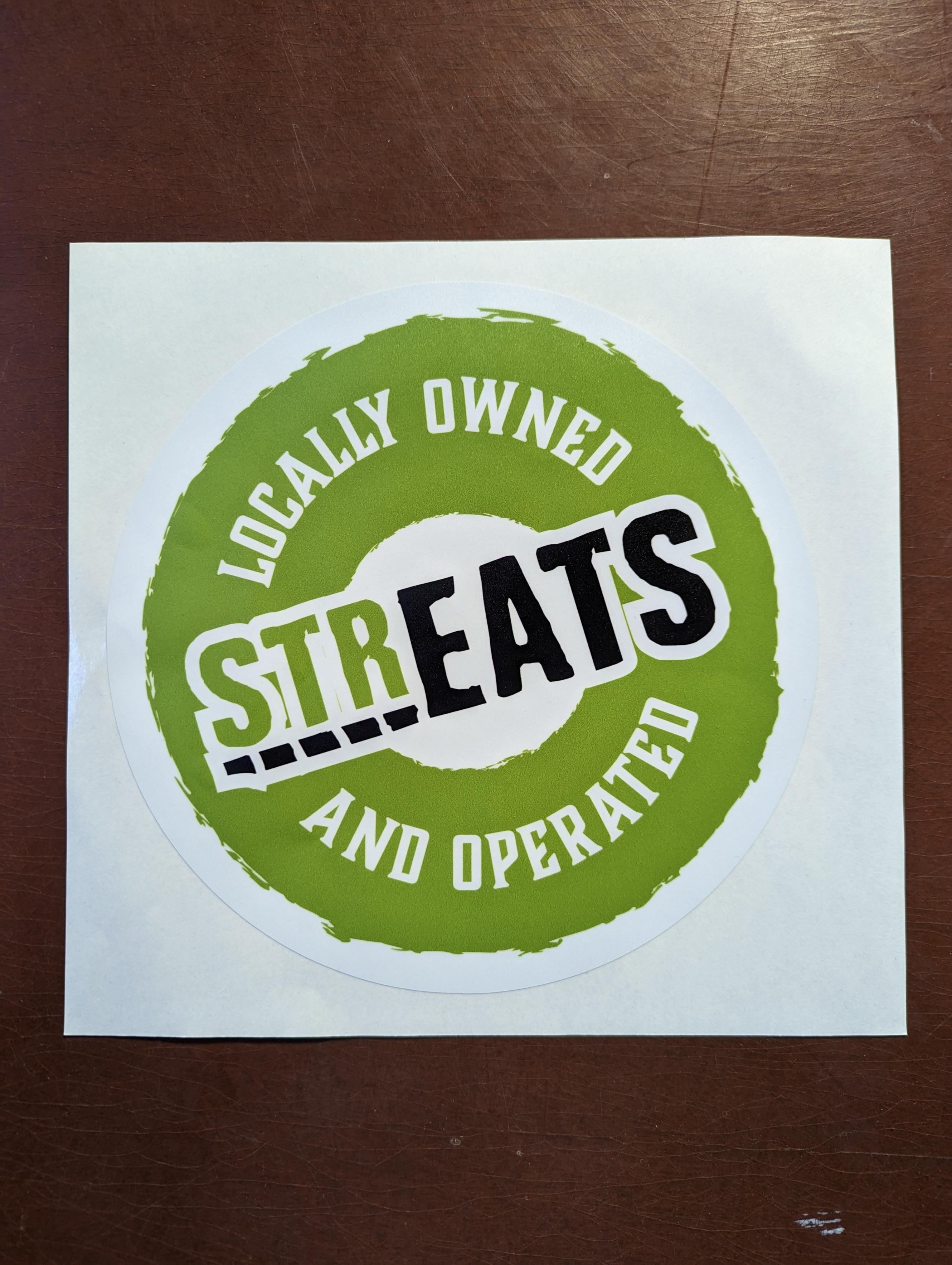 strEATS - Locally Owned & Operated Decals