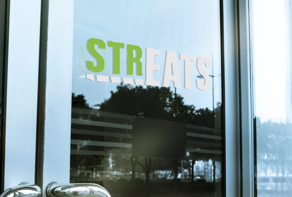 strEATS Vinyl Door Logo